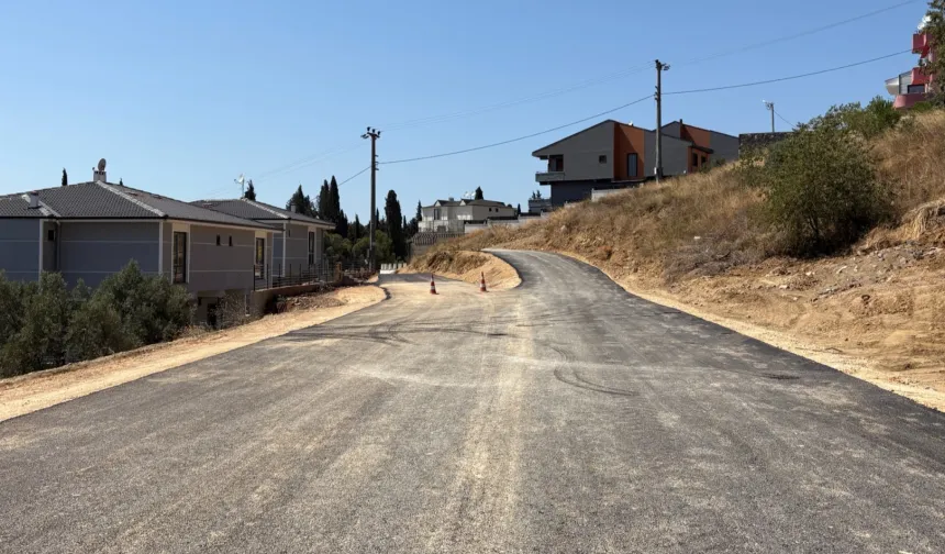 Gemlik Umurbey'de toz ve çamur sorunu çözüldü