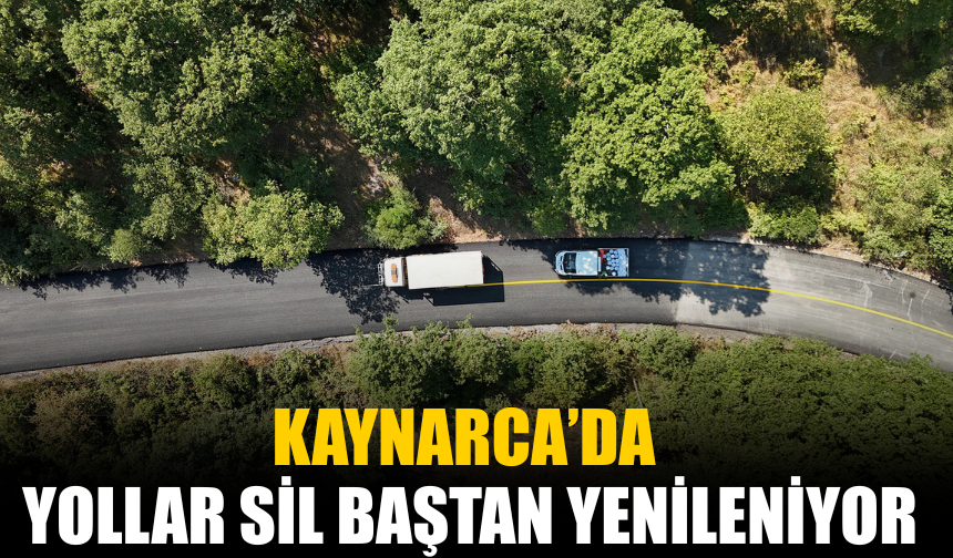 Kaynarca’da Yollar Sil Baştan Yenileniyor