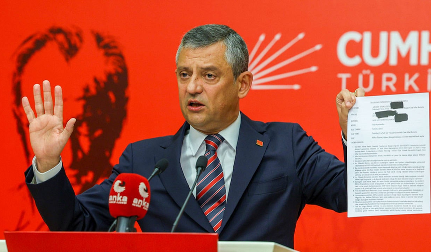 Özgür Özel, Bakan Tunç’a 7 Soruluk Yazılı Önerge Verdi