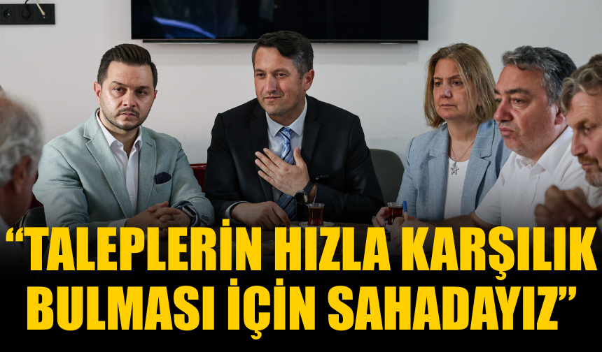 Genel Müdür Sakallıoğlu Mahmudiye Mahallesi’nde Vatandaşlarla Buluştu