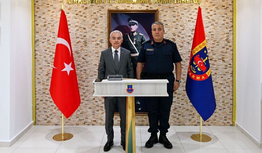 Vali Turan’dan İl Jandarma Komutanı Eskitürk’e Ziyaret