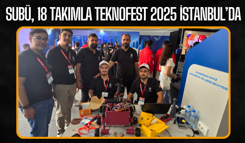 SUBÜ, 18 Takımla Teknofest 2025 İstanbul’da
