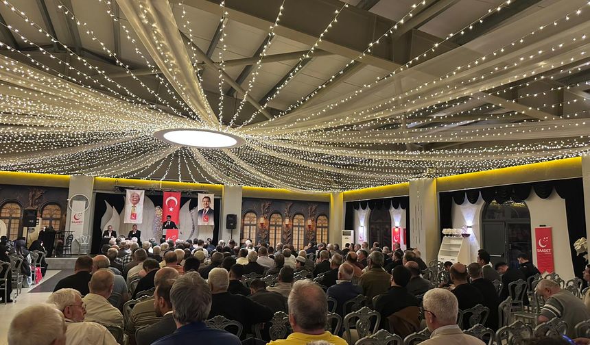Saadet Partisi Sakarya İl Teşkilatı Genişletilmiş İl Divan Toplantısı Yoğun Katılımla Gerçekleştirildi