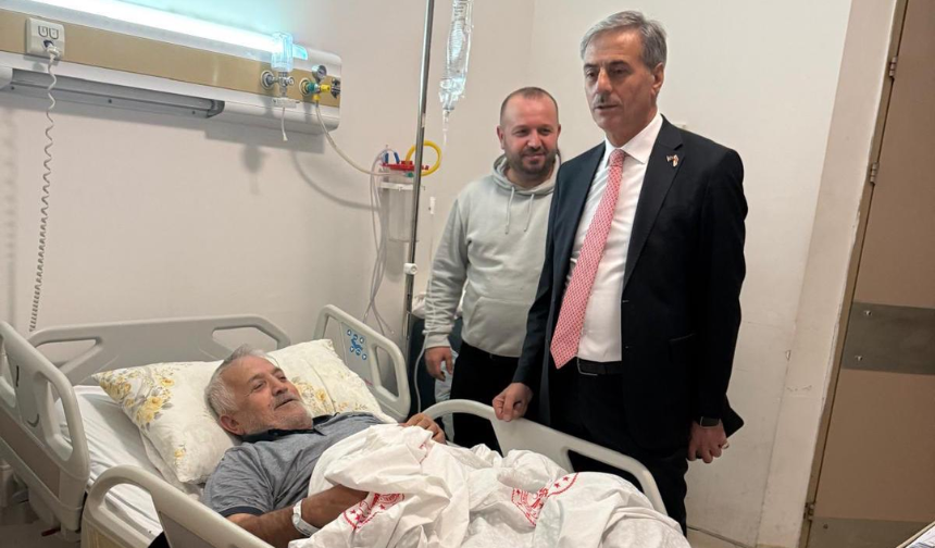 Başkan Yusuf Alemdar’dan Hastane Ziyareti: “Tüm Hastalarımıza Şifalar Diliyorum”