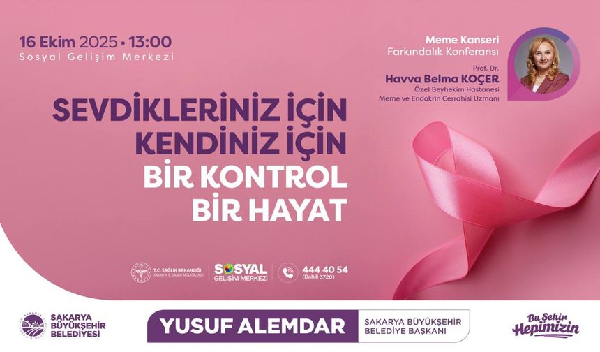 “Bir Kontrol, Bir Hayat”: Meme Kanserine Karşı Farkındalık Konferansı SGM’de
