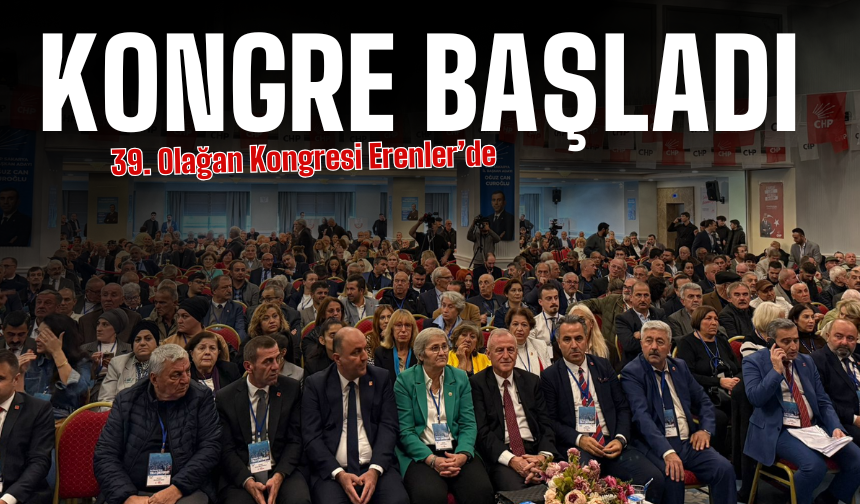 CHP Sakarya 39. Olağan Kongresi'nde 2 aday yarışıyor