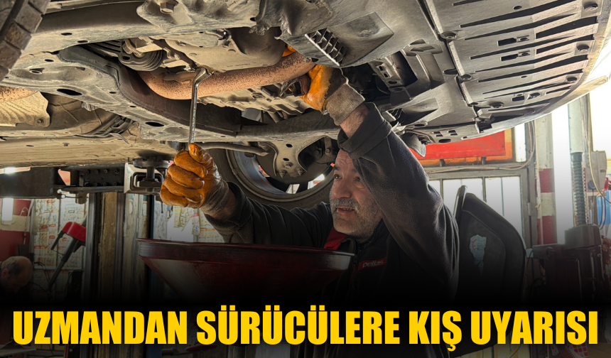 Uzmandan sürücülere kış uyarısı
