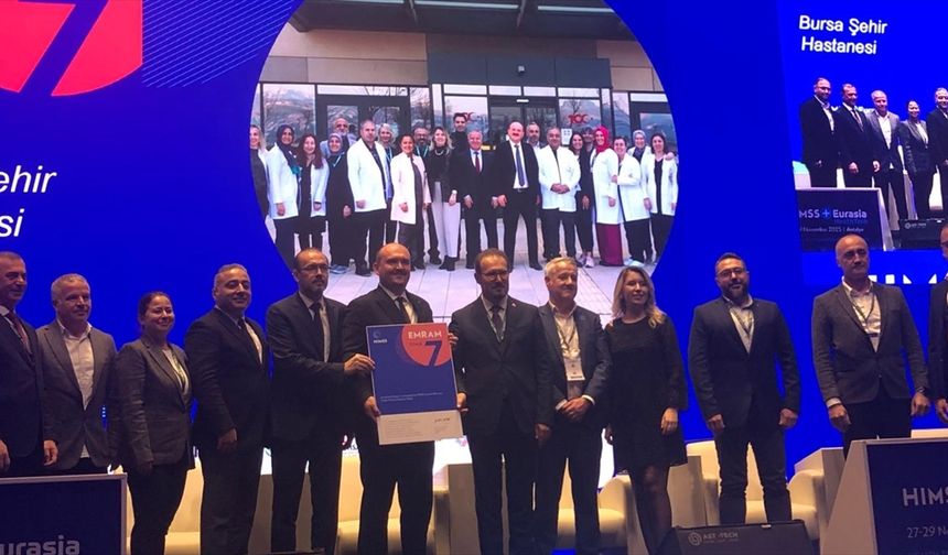 Bursa Şehir Hastanesi, HIMSS EMRAM Seviye 7 Belgesi Aldı