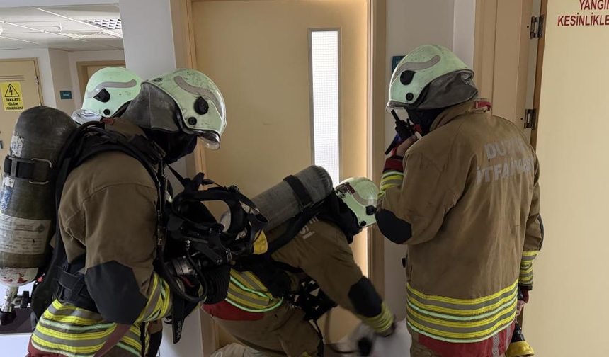 Yangın tatbikatı başarıyla tamamlandı