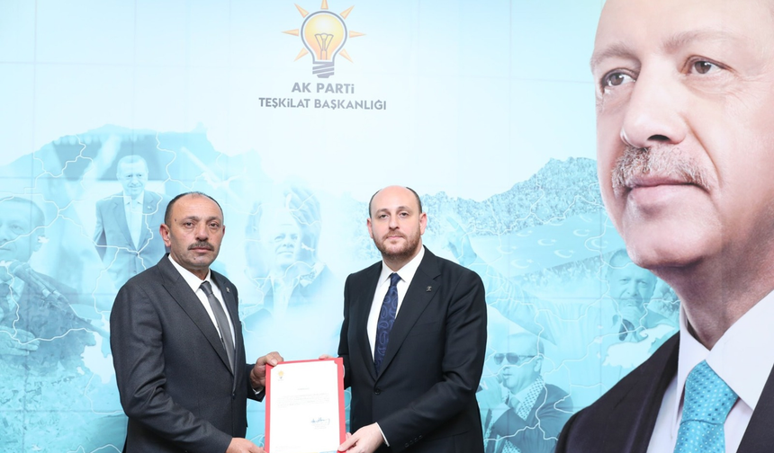 AK Parti Ferizli İlçe Başkanlığına Yılmaz atandı