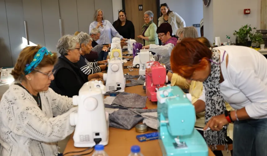 İzmir Efes Selçuk'ta kadınlara ücretsiz dikiş atölyesi