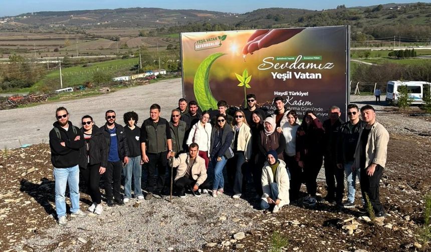 SUBÜ öğrencilerinden yeşil vatan seferberliği!