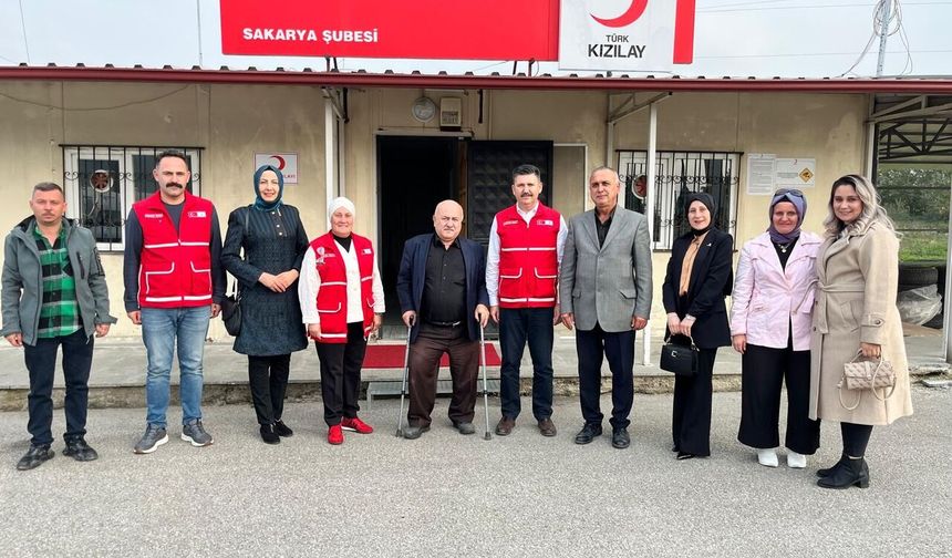 Sakarya Engelliler Birliği’nden Kızılay Haftası ziyareti