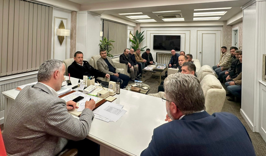 Muhtarlarla İstişare Toplantısında Buluştu