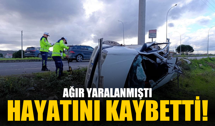Karasu’daki Feci Kazada Ağır Yaralanan Hasan Köse Hayatını Kaybetti