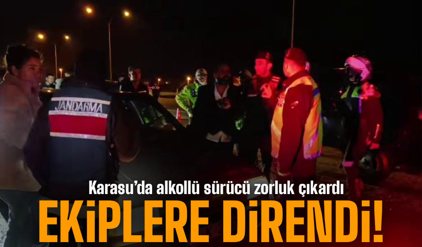 Karasu’da Huzur Uygulamasında Gergin Anlar