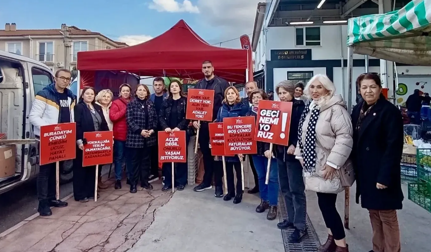 CHP Sakarya İl Başkanlığı Erenler Pazarı’nda Vatandaşlarla Buluştu