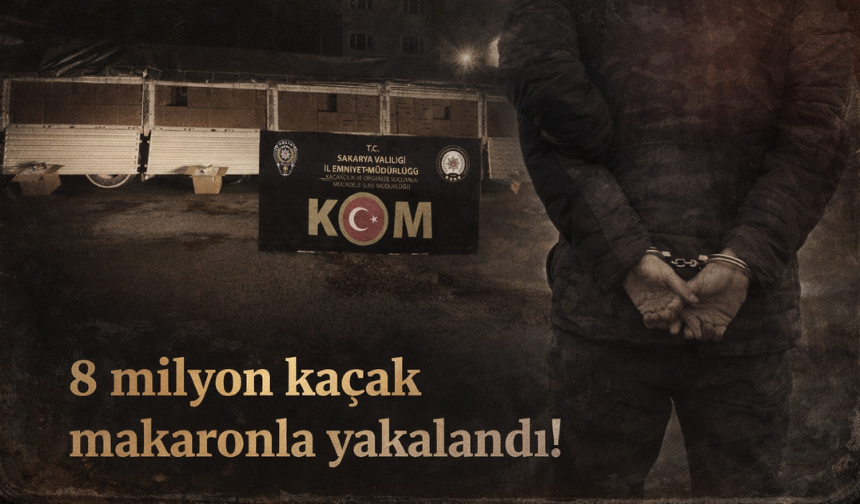 TEM Otoyolu’nda 8 Milyon Kaçak Makaron Ele Geçirildi