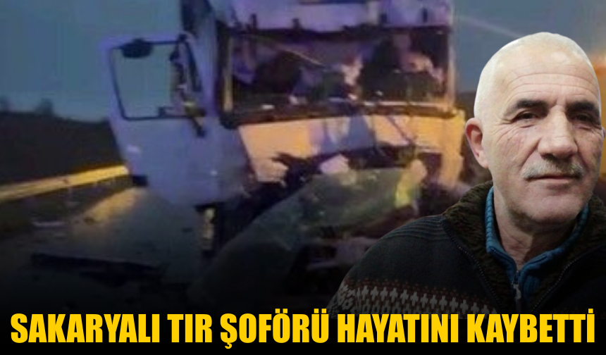 Sakaryalı Tır Şoförü Hayatını Kaybetti