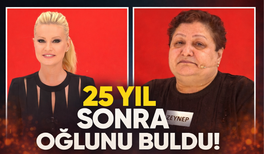 25 Yıl Sonra Duygulandıran Buluşma: Oğlunu Arayan Anne Müge Anlı’da Buldu
