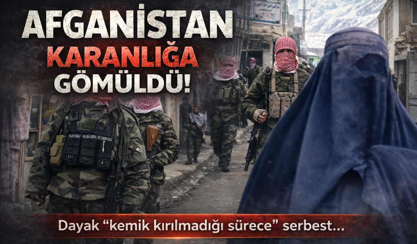 Afganistan karanlığa gömüldü: Yeni yasada dayak serbest!