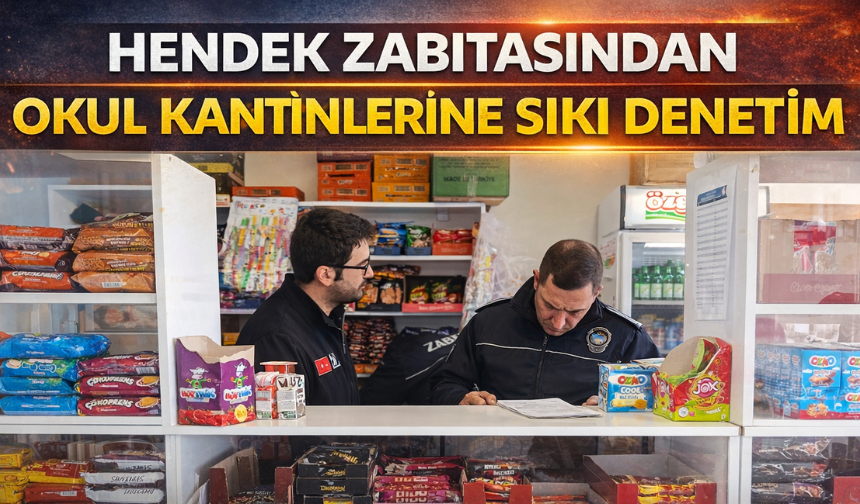 Hendek’te Okul Kantinlerine Sıkı Denetim