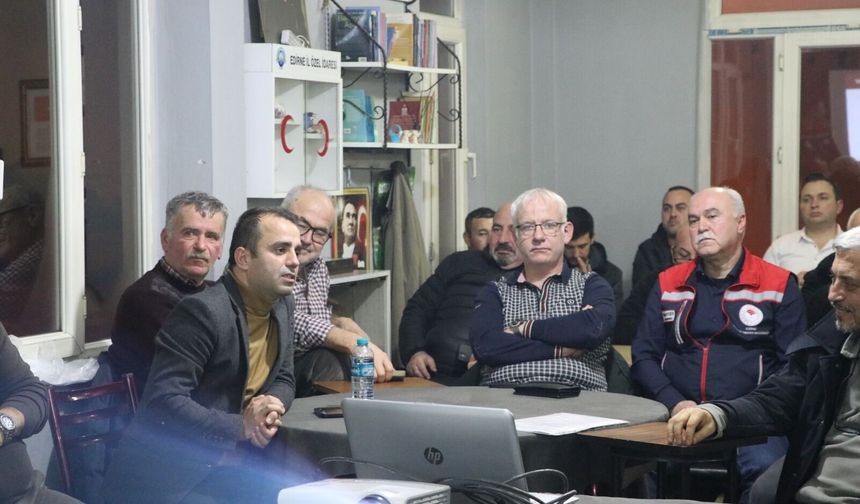 Edirne Tarım ve Orman Müdürü Köse üreticilerle buluşmayı sürdürüyor