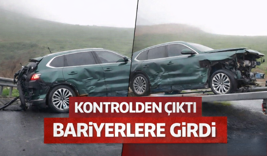 Sakarya-İzmit yolunda korkutan kaza