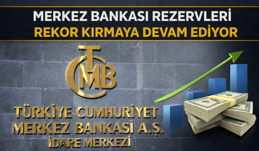Merkez Bankası Rezervleri Rekor Serisini Sürdürüyor