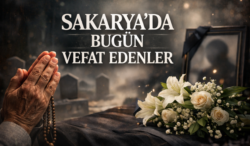 6 Haziran 2026 Sakarya'da vefat edenler