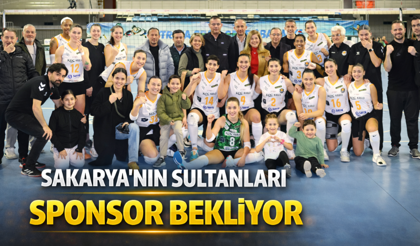 Sakarya'nın Sultanları sponsor bekliyor!