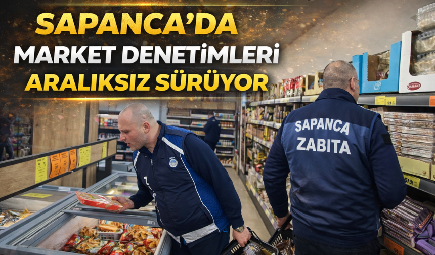 Sapanca’da Market Denetimleri Aralıksız Sürüyor