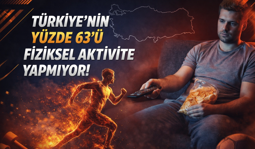 Türkiye İstatistik Kurumu Açıkladı: Türkiye’nin yüzde 63,3’ü Fiziksel Aktivite Yapmıyor
