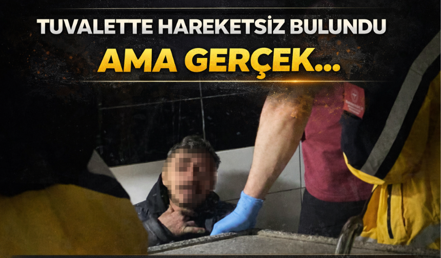 Otopark Tuvaletinde Hareketsiz Bulundu