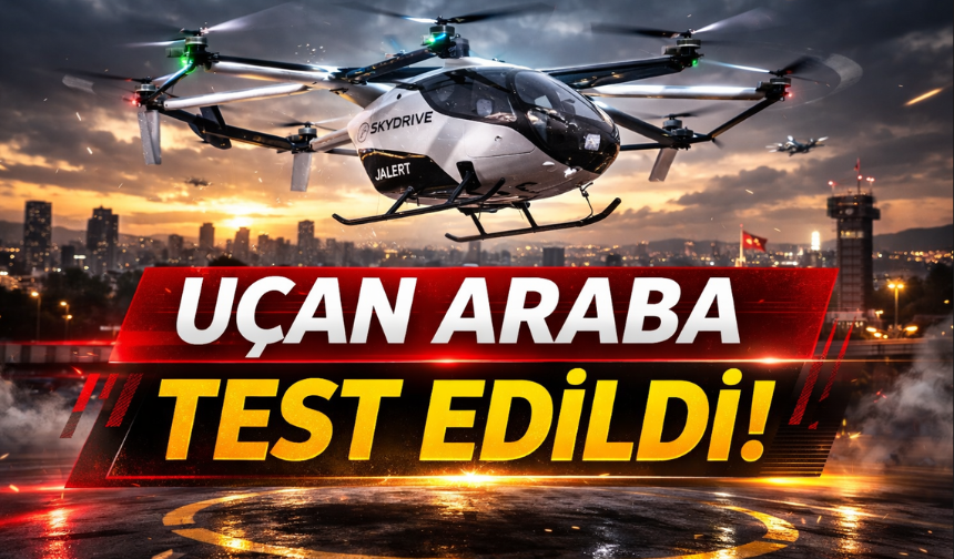 Uçan araba ilk gösterisini gerçekleştirdi!