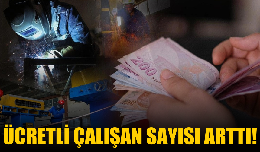 TÜİK açıkladı: Ücretli çalışan sayısı 15,7 Milyona yükseldi