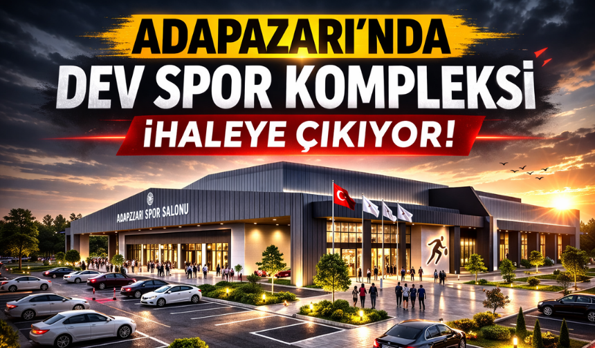 Adapazarı'nda Dev Spor Kompleksi İhaleye Çıkıyor