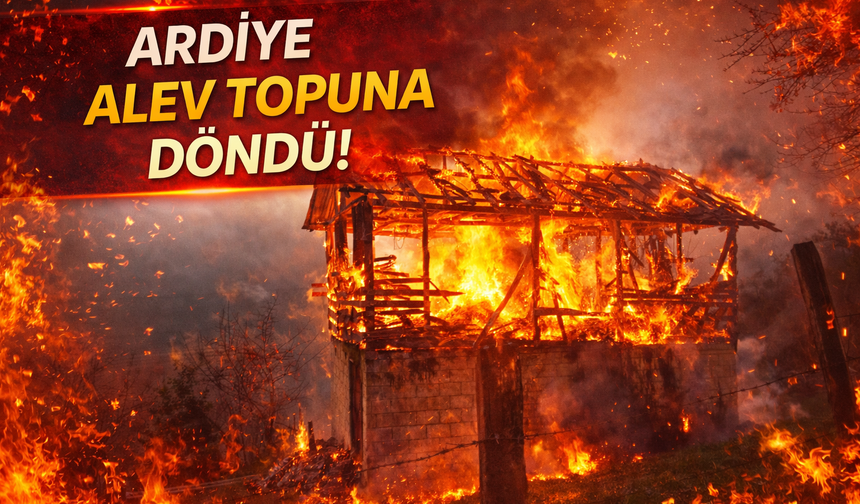 Ardiye alev topuna döndü!