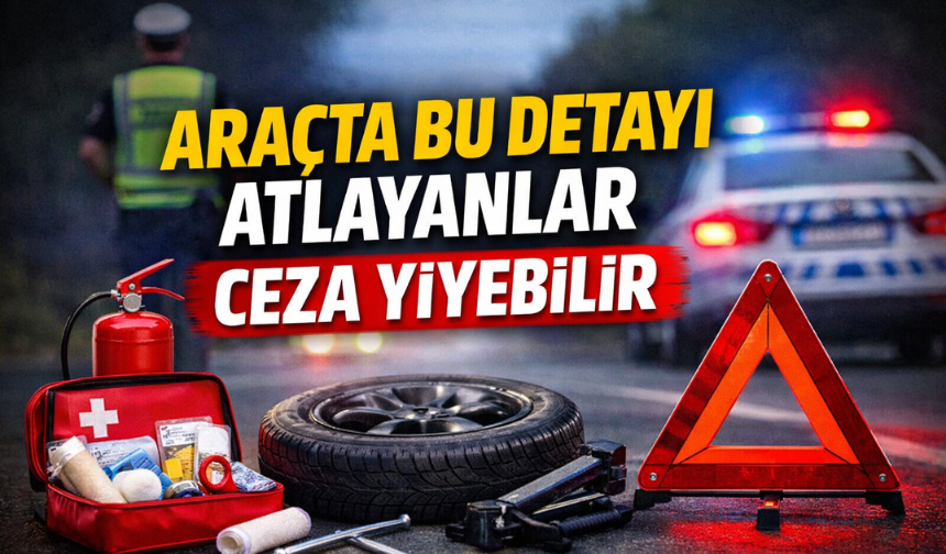 Araçta Bu Detayı Atlayanlar Ceza Yiyebilir