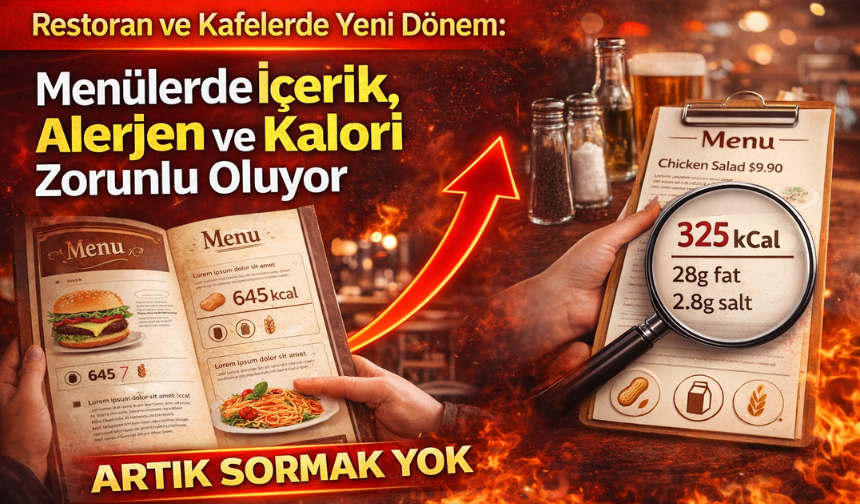Menüde Şeffaflık Dönemi Başlıyor