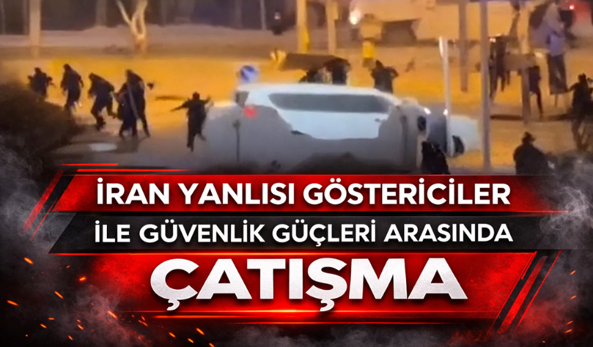 İran yanlısı göstericiler ile güvenlik güçleri arasında çatışma
