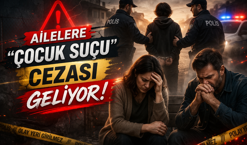 Ailelere "Çocuk suçu" cezası geliyor!