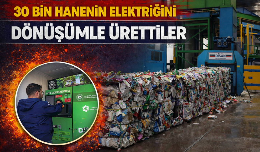 30 bin hanenin elektriğini dönüşümle ürettiler