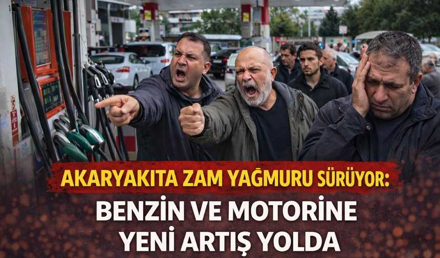 Akaryakıta zam yağmuru sürüyor: Benzin ve motorine yeni artış yolda