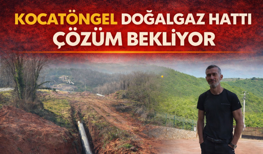 Kocatöngel Doğalgaz Hattı Çözüm Bekliyor