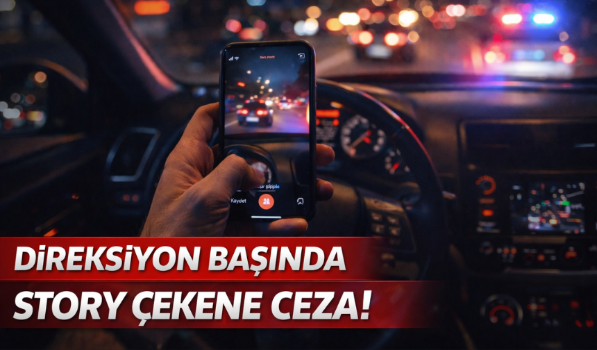 Trafikte Cep Telefonu Kullanımına Ağır Ceza: Yeni Yasa Yürürlüğe Girdi