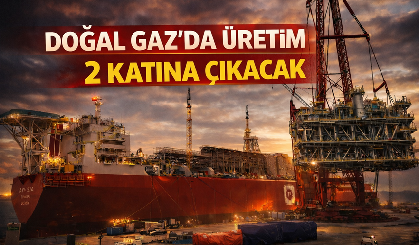 Doğal gaz üretimi iki katına çıkacak