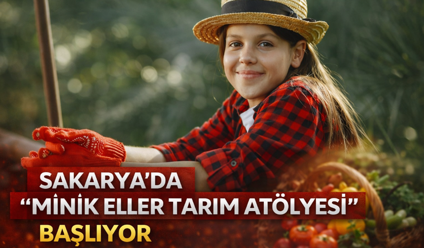 Sakarya’da “Minik Eller Tarım Atölyesi” Başlıyor