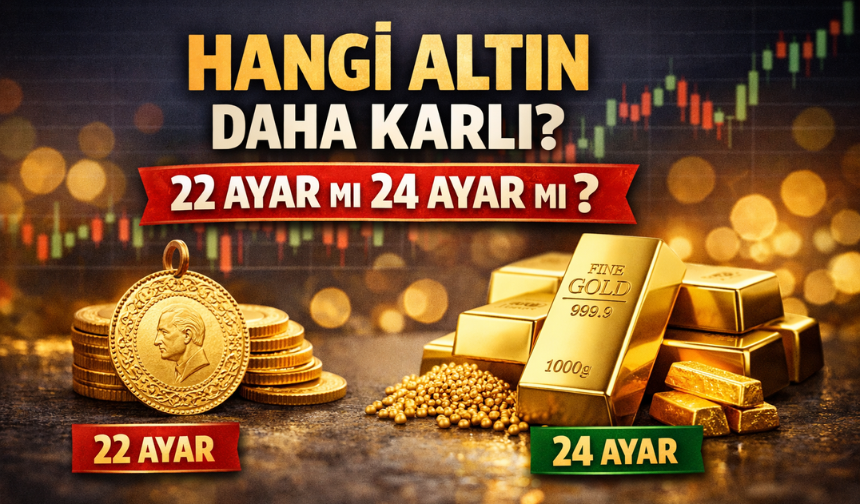 Hangi Altın Daha Karlı? Yatırımcılar İçin 22 Ayar mı 24 Ayar mı Daha Avantajlı?