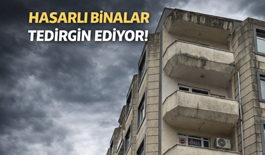 Çark Caddesi’nde Metruk ve Hasarlı Binalar Tedirgin Ediyor
